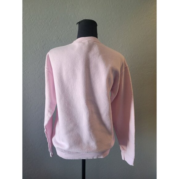 Nirvana Baby Pink Long Sleeve Sweatshirt Happy Face Tag Less Size S Band Music - Picture 6 of 10